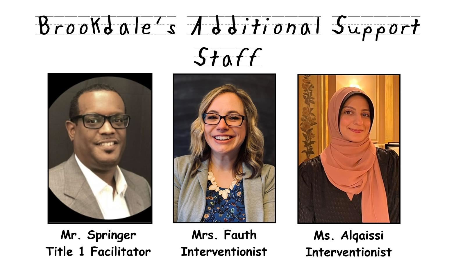Additional Support Staff Updated